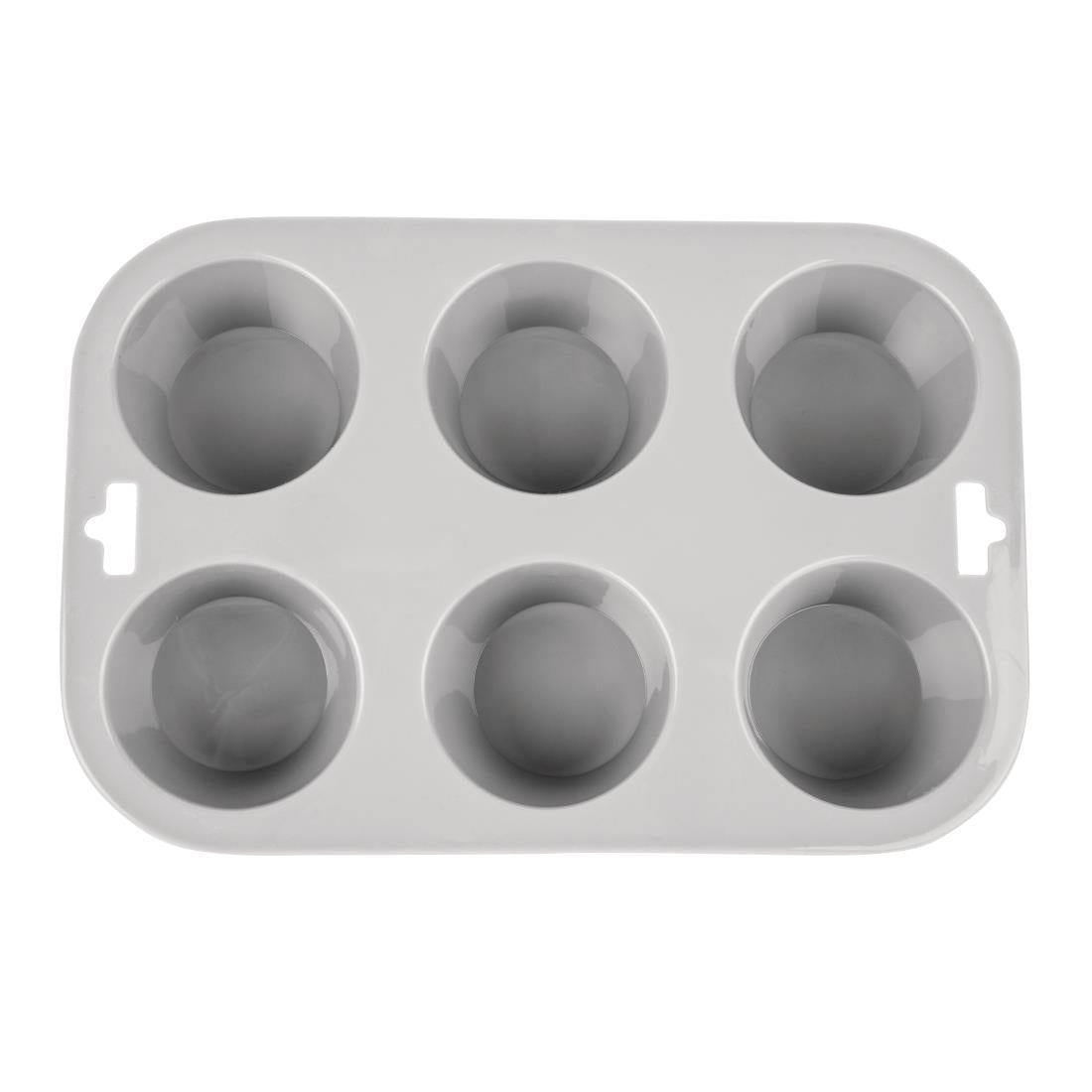 Vogue Flexible Silicone Six Hole Muffin Pan - DA520