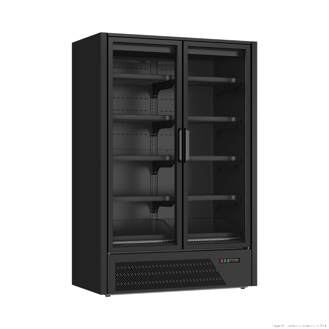 Thermaster 2 Aluminium-Framed Glass Door Multideck Display Freezer - DC-125BT