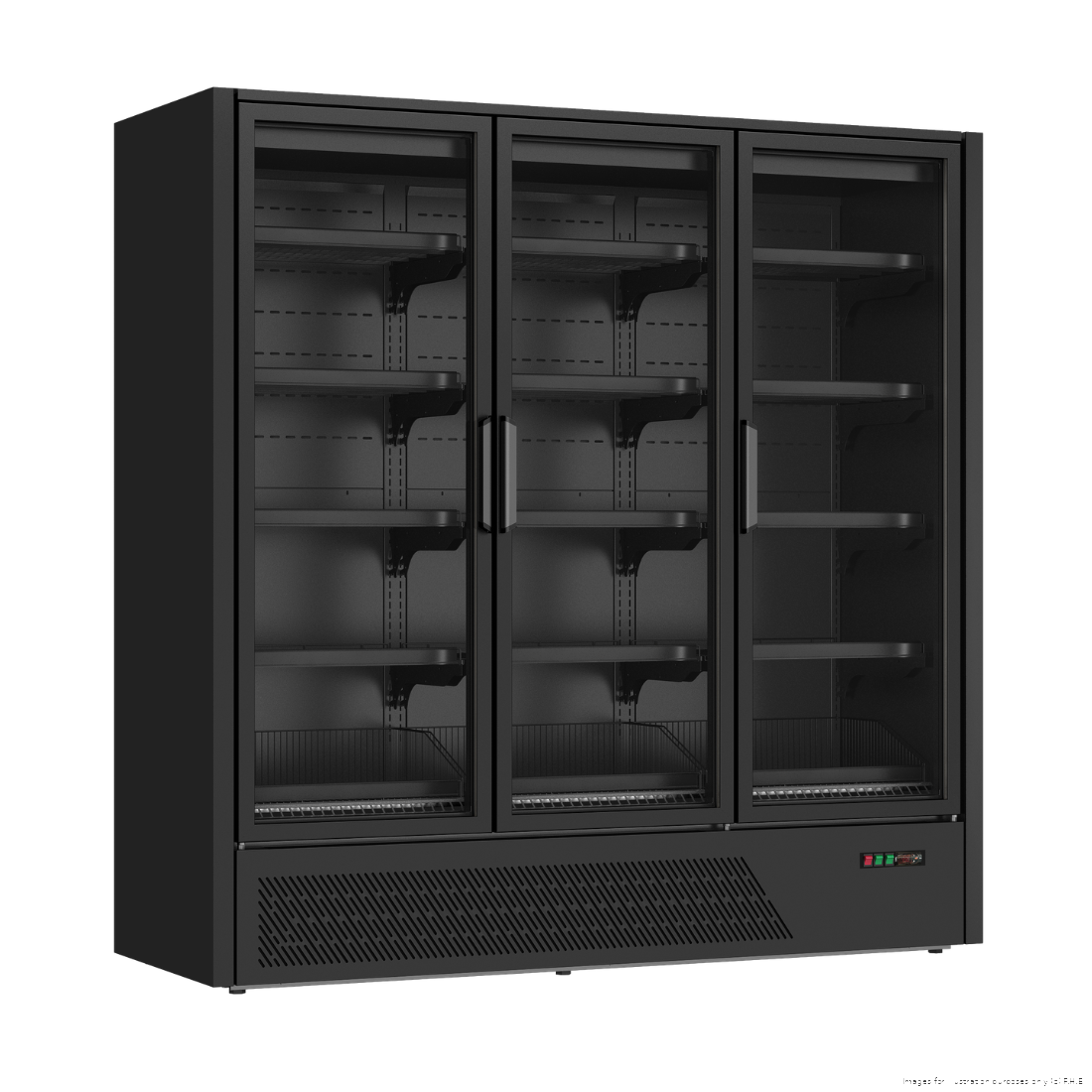 Thermaster 3 Aluminium-Framed Glass Door Multideck Display Freezer - DC-187BT