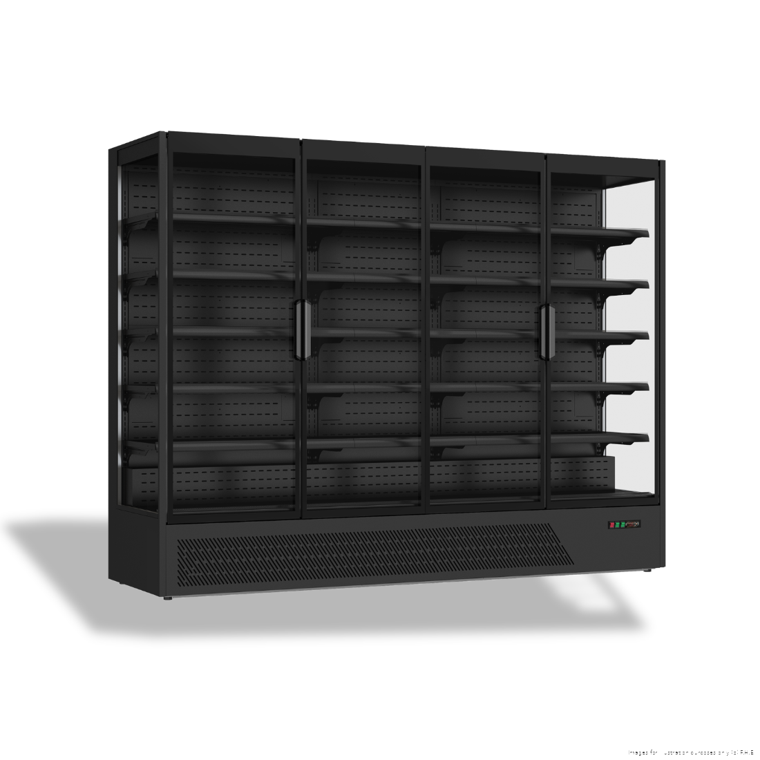 Thermaster 4 Frameless Glass Door Multideck Display Fridge - DC-250BS