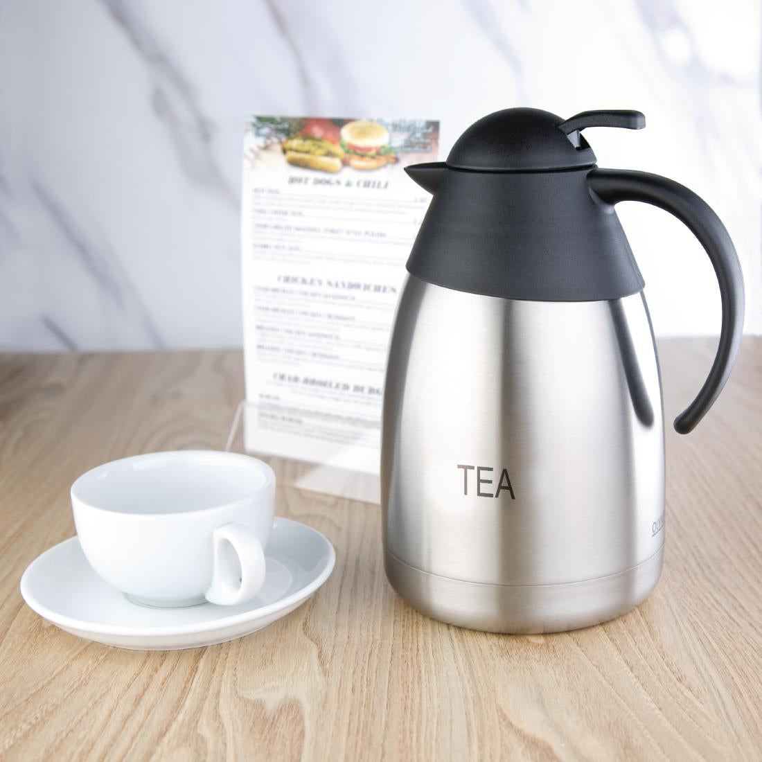 Olympia Insulated Tea Jug with Domed Lid 1500ml - DL160