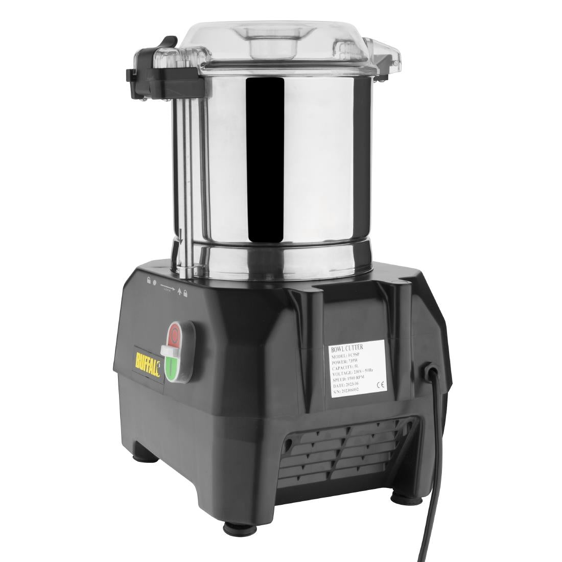 Apuro Bowl Cutter Mixer 5Ltr - DM070-A