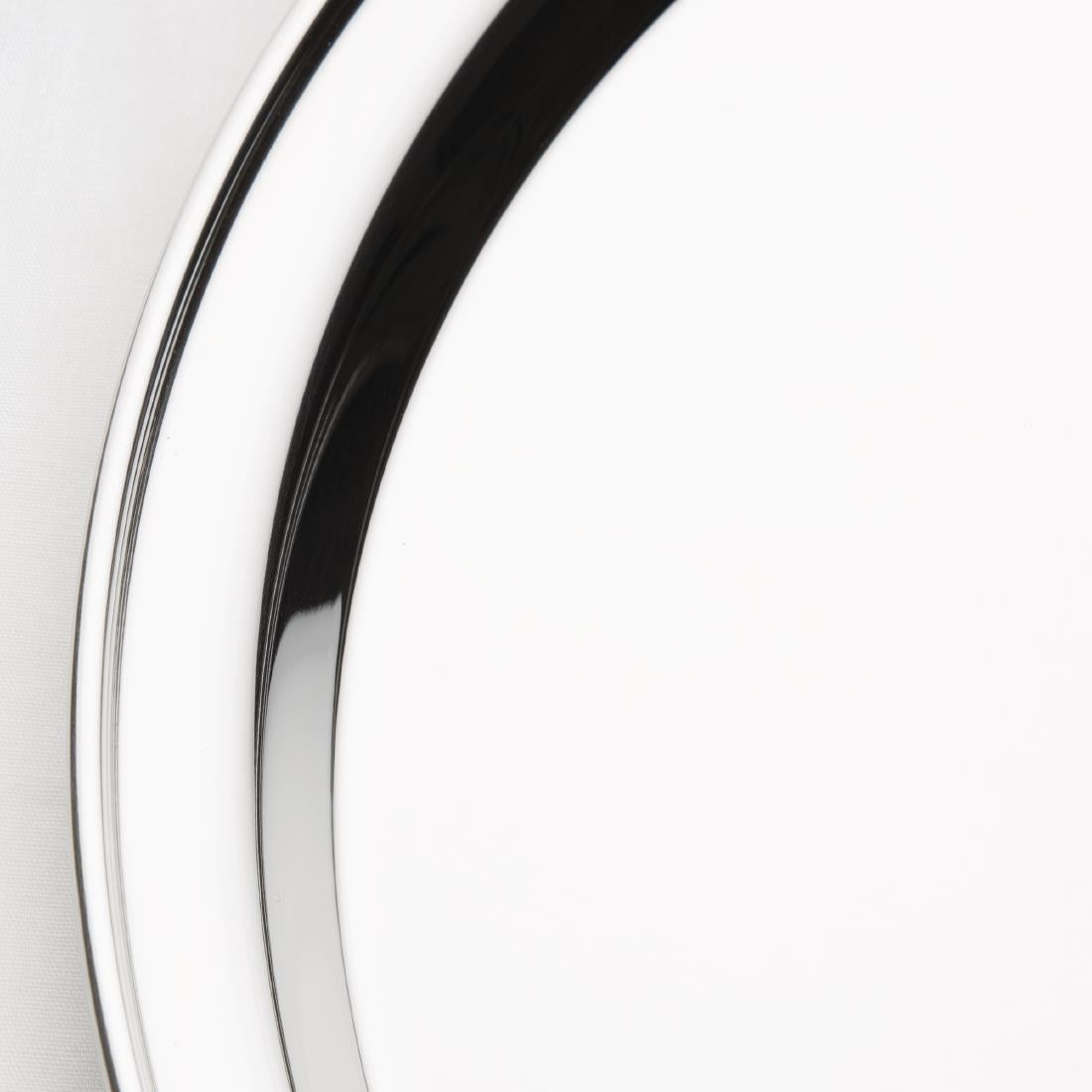 Olympia Stainless Steel Round Serving Tray 355mm - DM193
