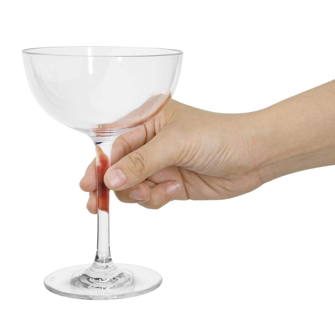 Olympia Kristallon Polycarbonate Cocktail Glasses 250ml (12 Pack) - DM271