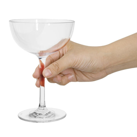 Olympia Kristallon Polycarbonate Cocktail Glasses 250ml (12 Pack) - DM271