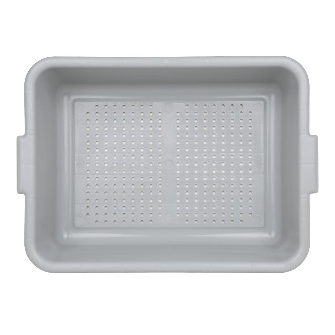Vogue Plastic Perforated Storage Box Grey - DN583