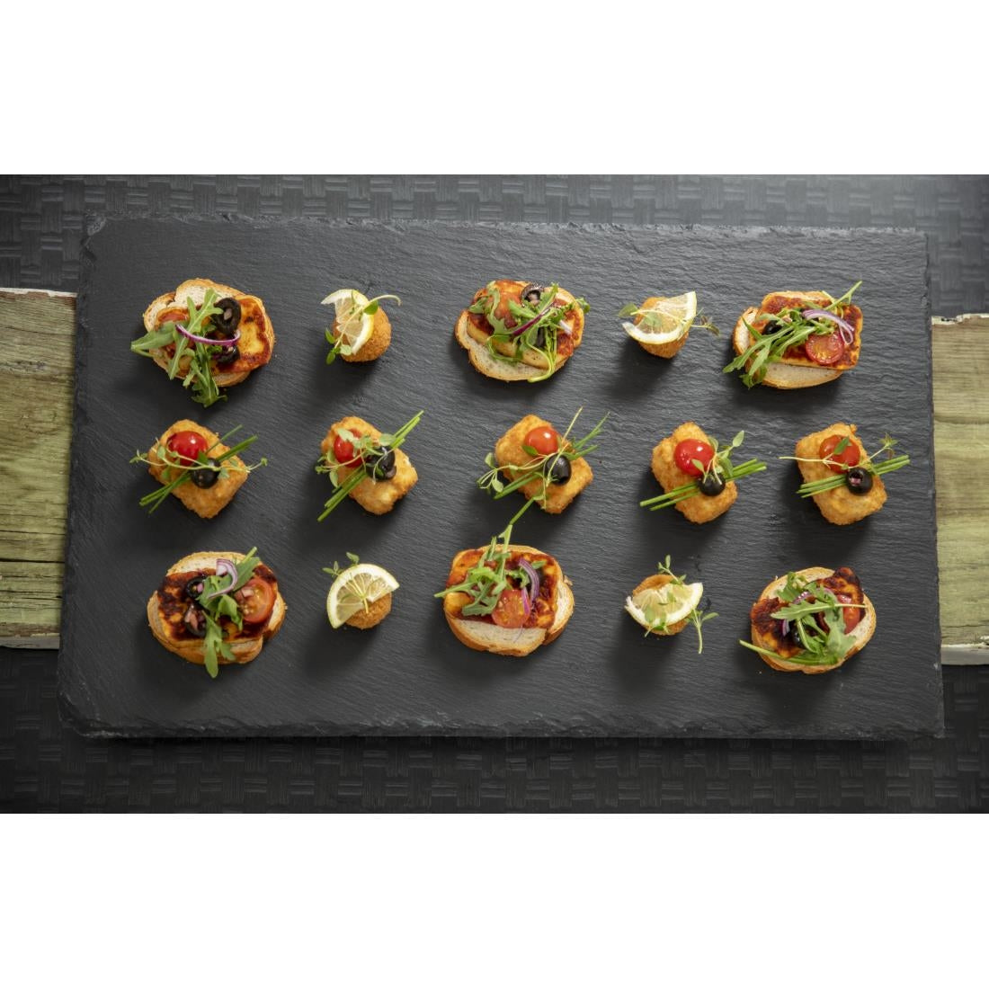 Olympia 1/1 GN Natural Slate Tray - DP160