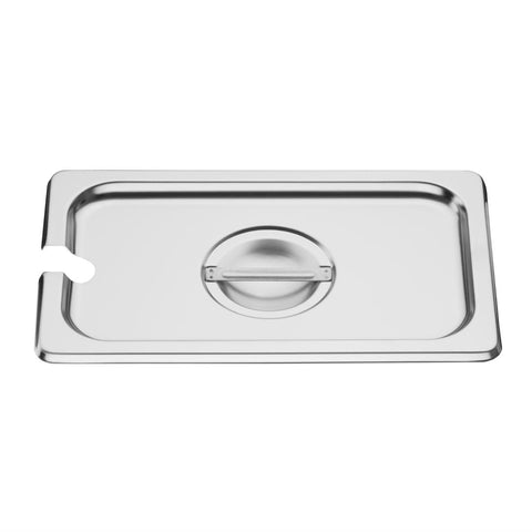 Vogue St/St GN Notched Lid - 1/4 - DP254