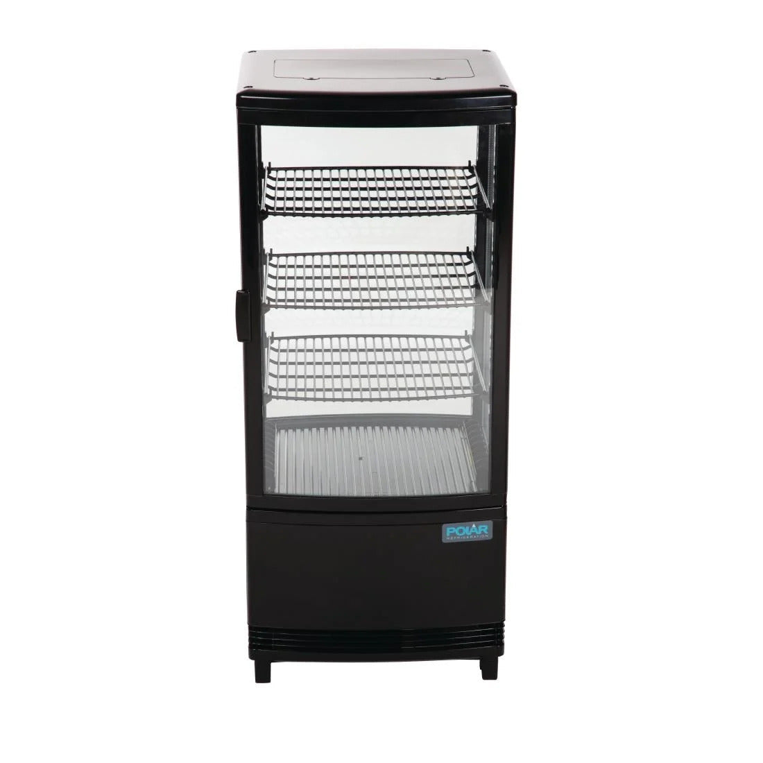 Polar C-Series Energy Efficient Curved Door Display Fridge Black - 86Ltr - CX574-A