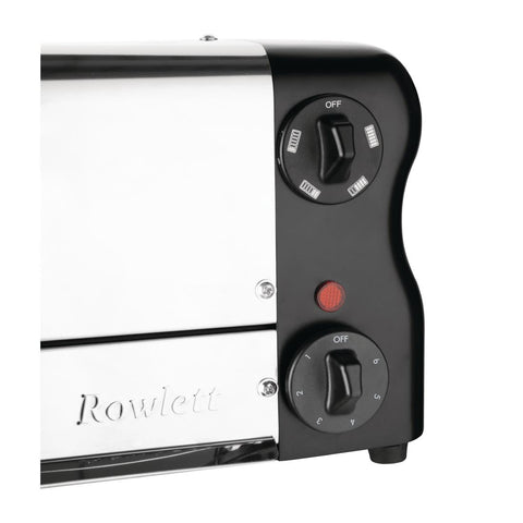 Rowlett Esprit 6 Slot Toaster Jet Black w/2x Additional Elements & Sandwich Cage - HW917-A
