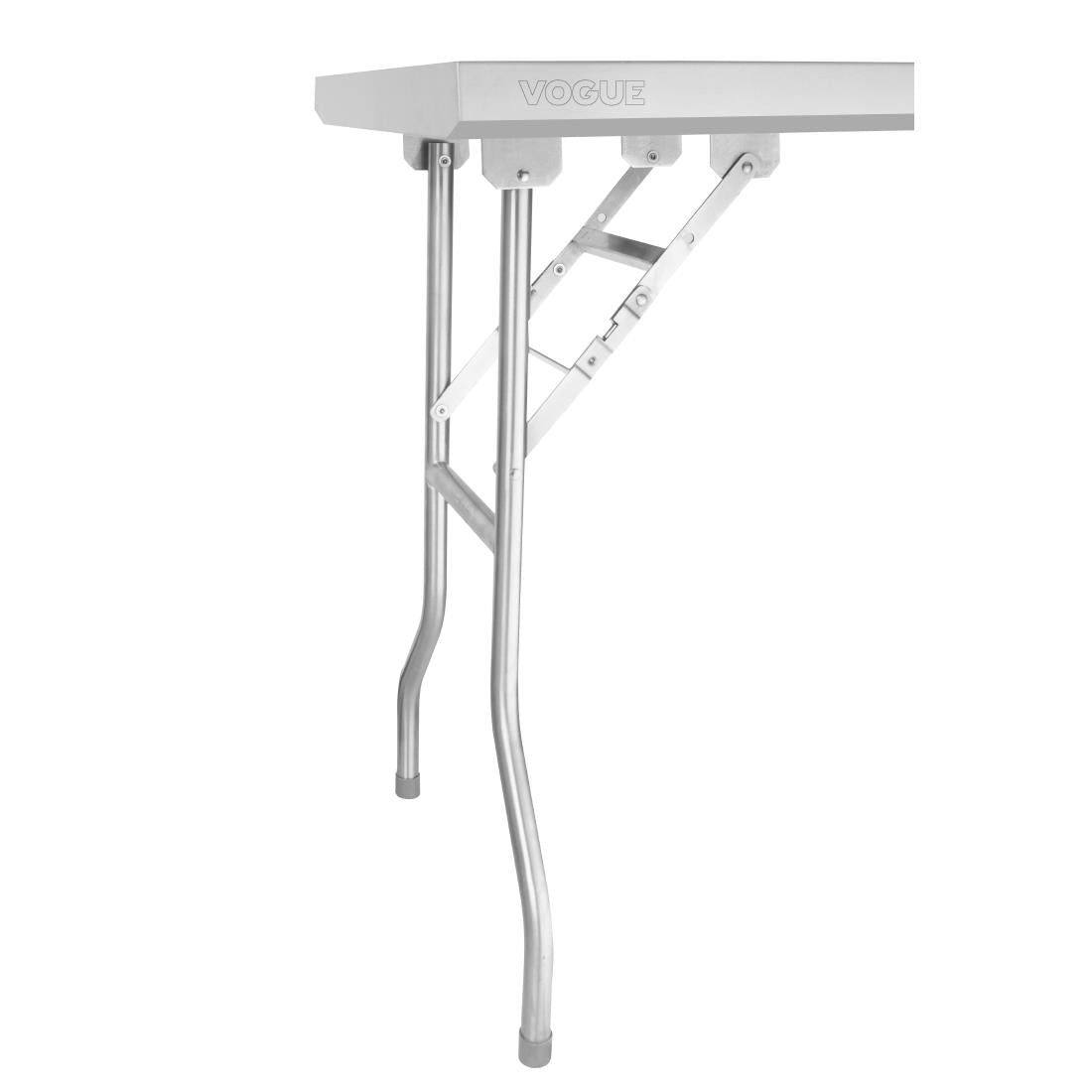 Vogue Stainless Steel Folding Work Table 1830x760x780 - DR195