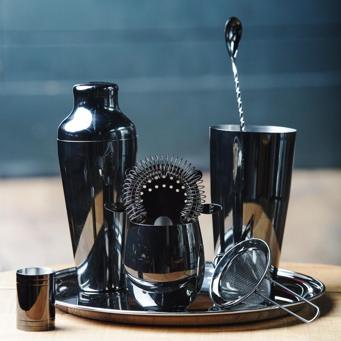 Olympia Hawthorne Strainer 4 Prong Gunmetal - DR620