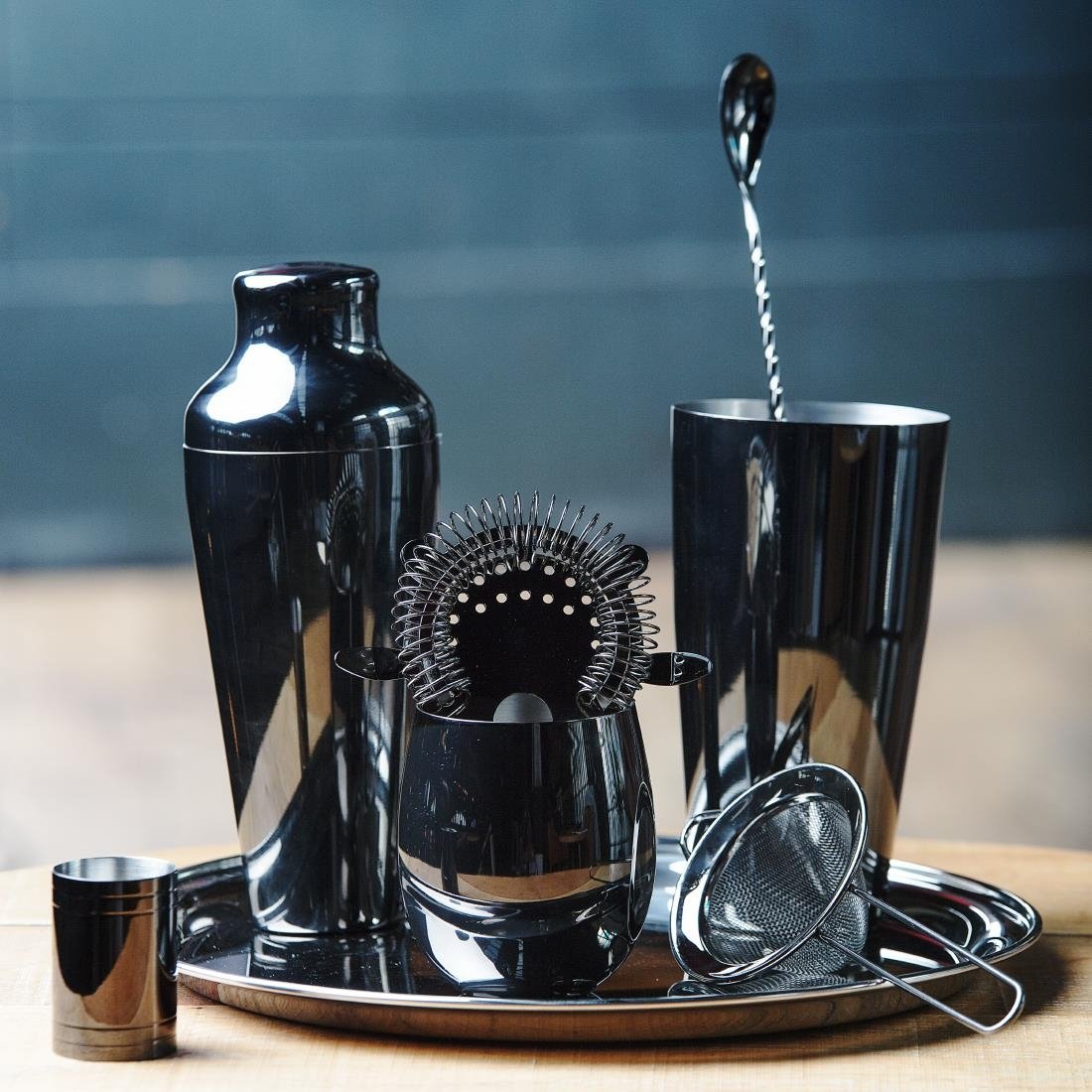 Olympia French Cocktail Shaker Gunmetal - DR628
