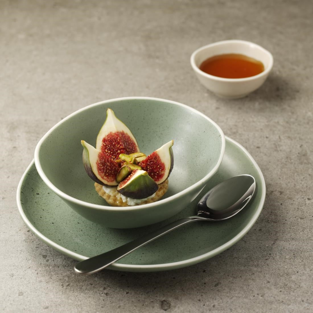 Olympia Chia Plates Green 205mm (Pack of 6) - DR801