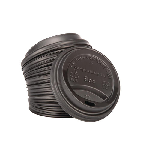 Fiesta Compostable Hot Cup Lids 225ml (Pack of 1000) - DS052