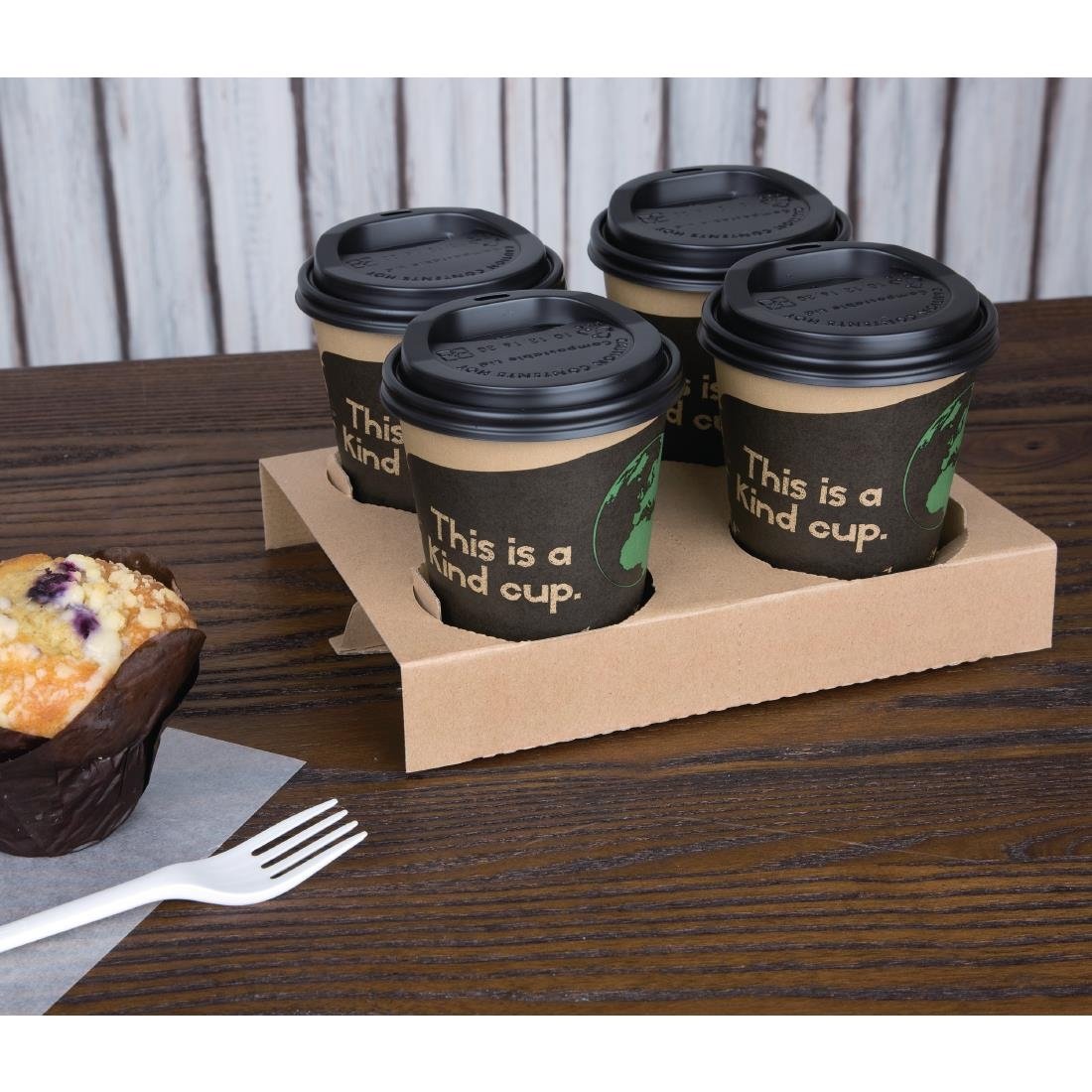 Fiesta Compostable Hot Cups Single Wall 340ml Pack of 50 - DS059
