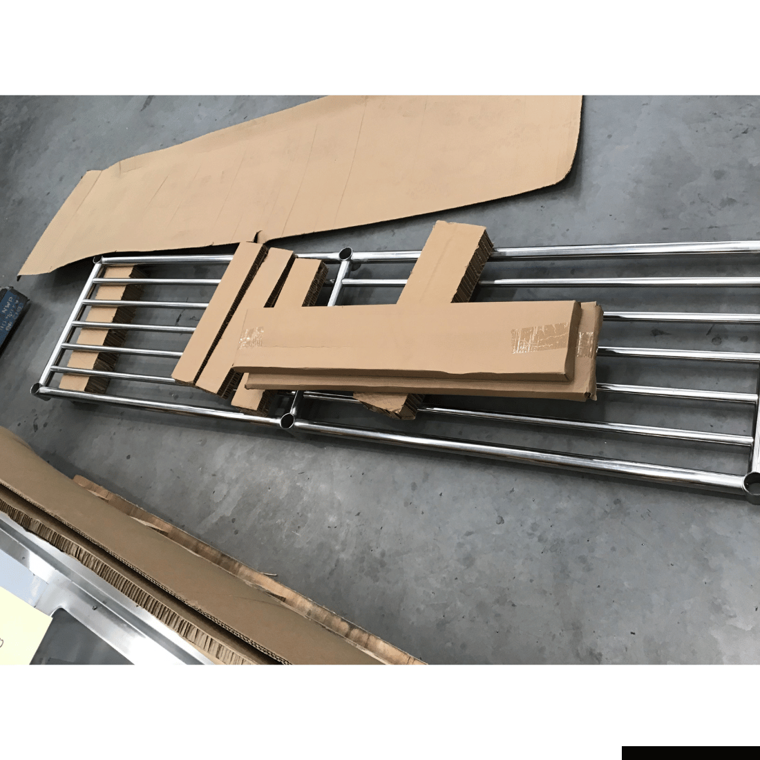 CLEARANCE - Modular System Double Left Sink Bench with Pot Undershelf - DSB7-2400L/A-NSW1991