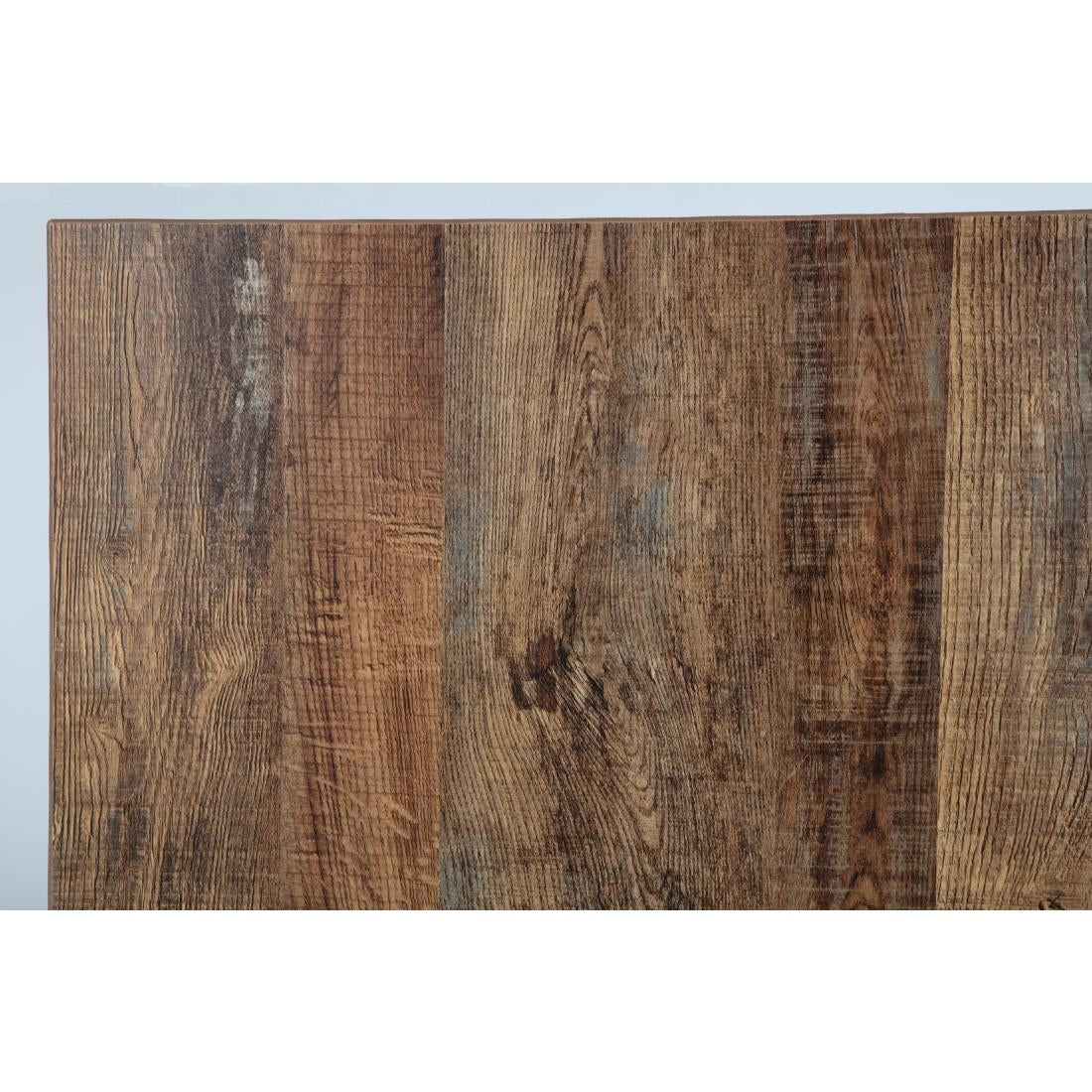Bolero Pre-drilled Rectangular Table Top Urban Dark 1100x700mm - DT440