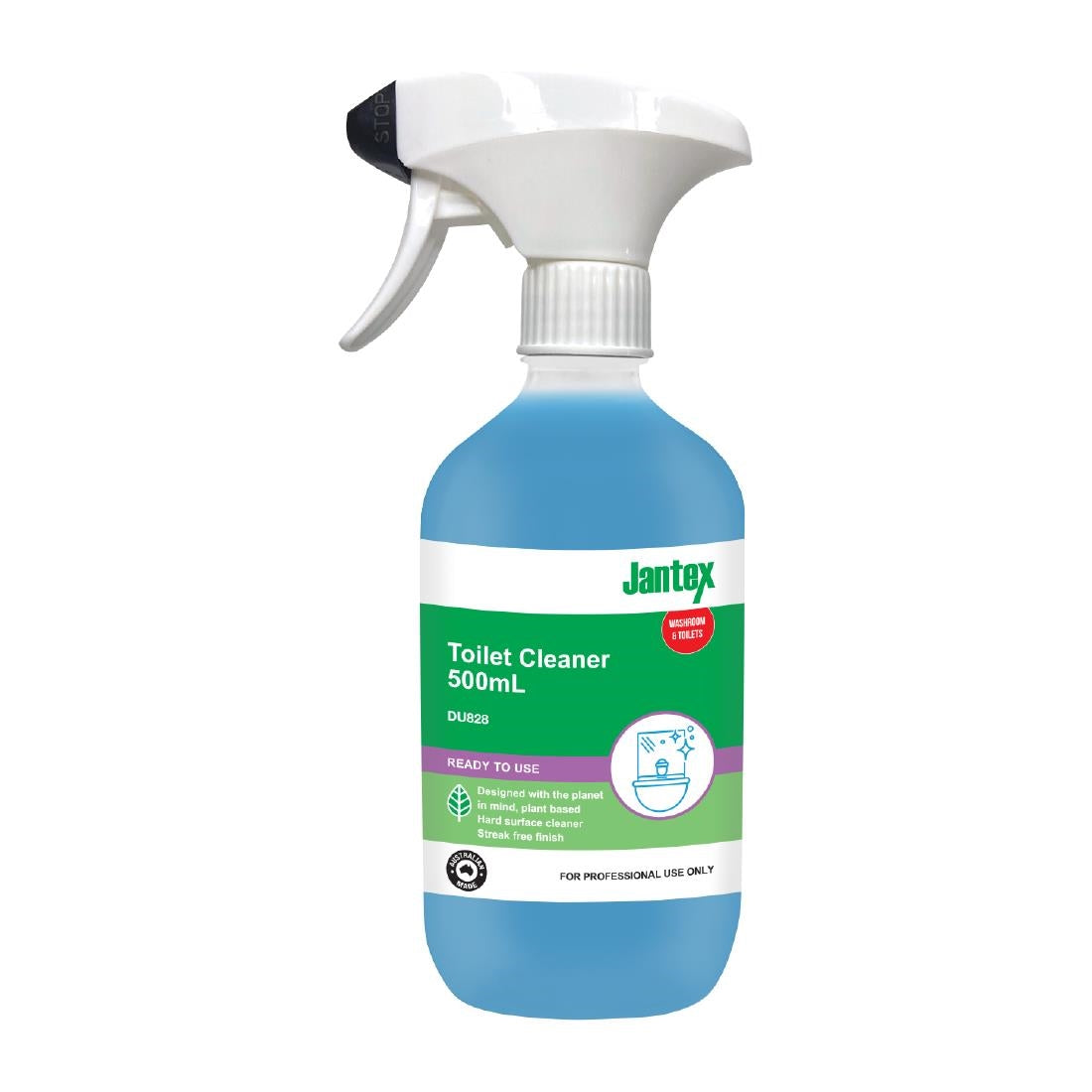 Jantex Green Toilet Cleaner RTU 500ml - DU828