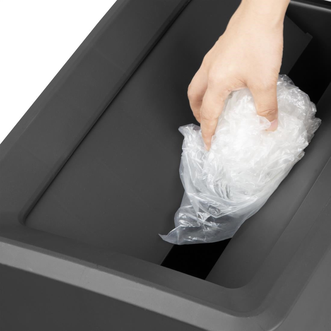 Jantex 60/80Ltr Slim Bin Lid Black - DX179