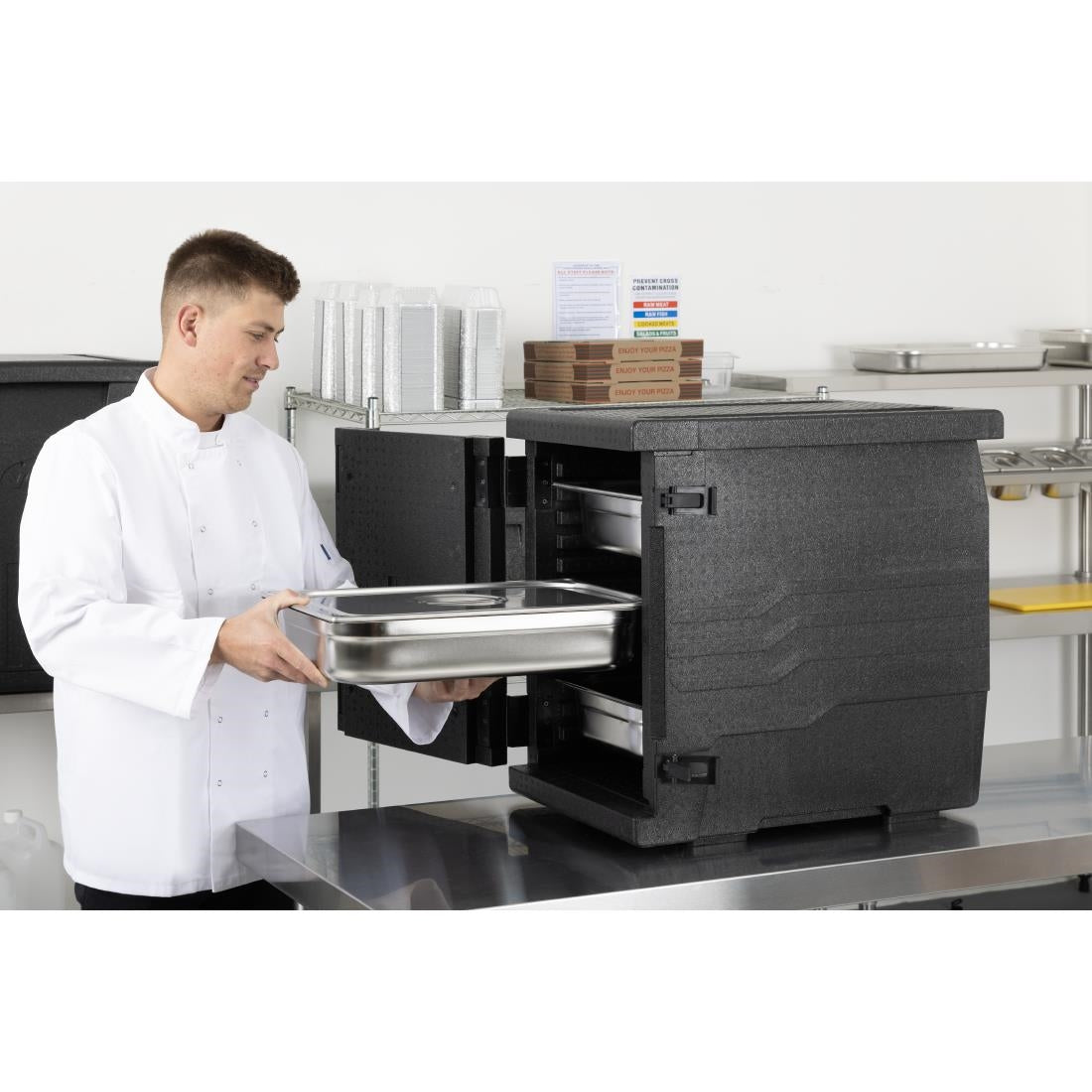 Vogue Insulated EPP Food Transport Box 86Ltr GN Size - DX987