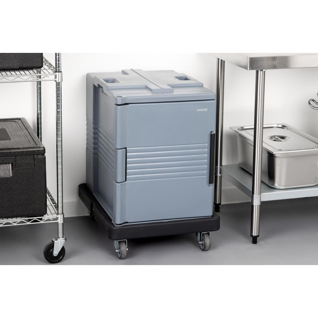 Vogue Thermal Box Carrying Trolley Black - DX994