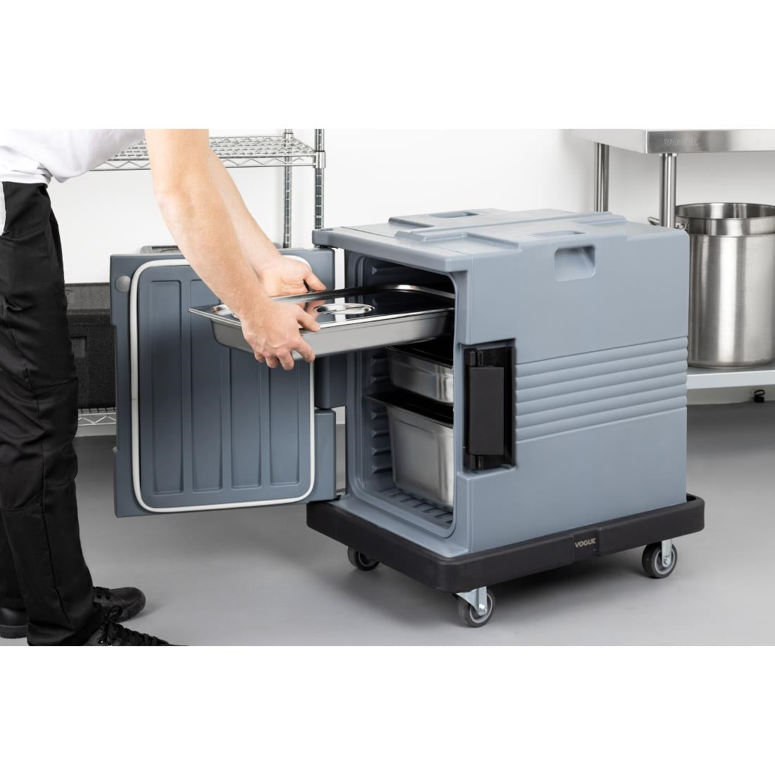 Vogue Thermal Box Front Loading Heavy Duty Insulated Food Box GN Size - DX993