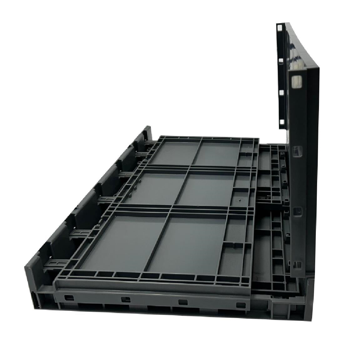 Vogue Plastic Folding Transport Storage Crate 594x396x353mm - DX997