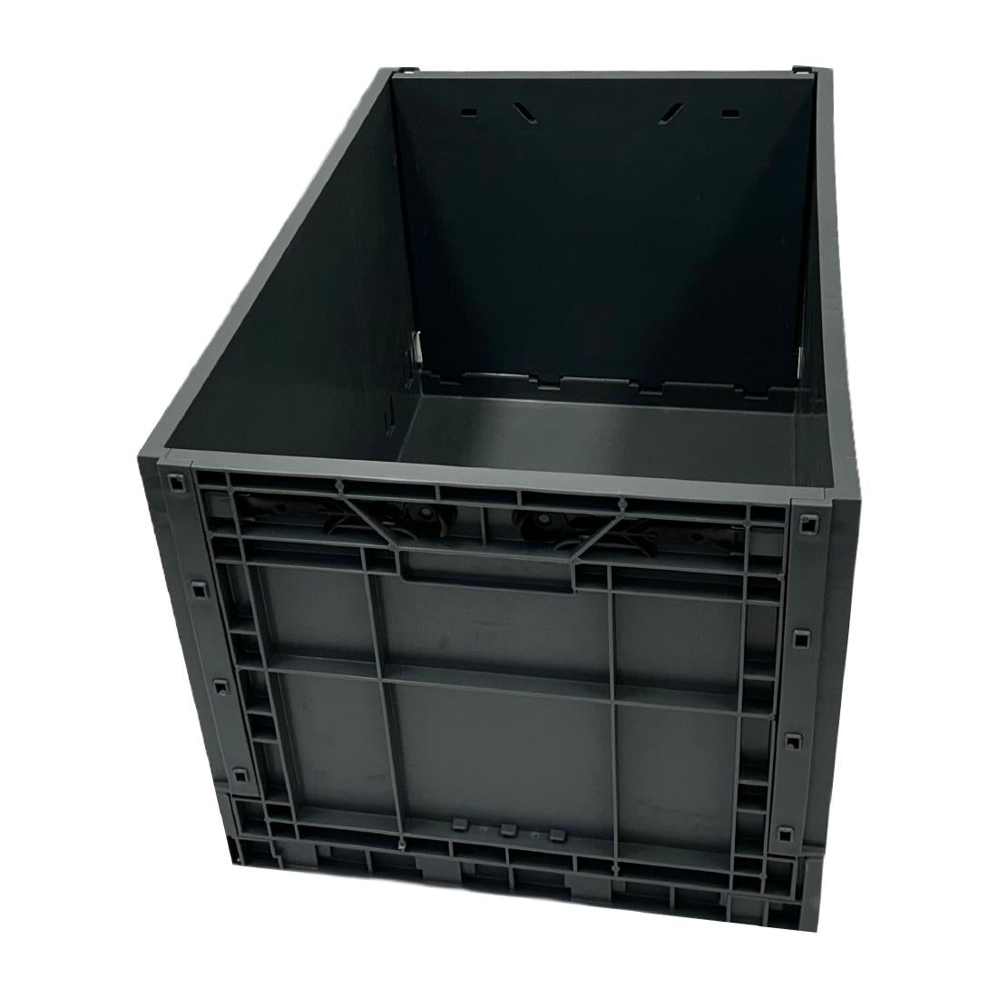 Vogue Plastic Folding Transport Storage Crate 594x396x353mm - DX997