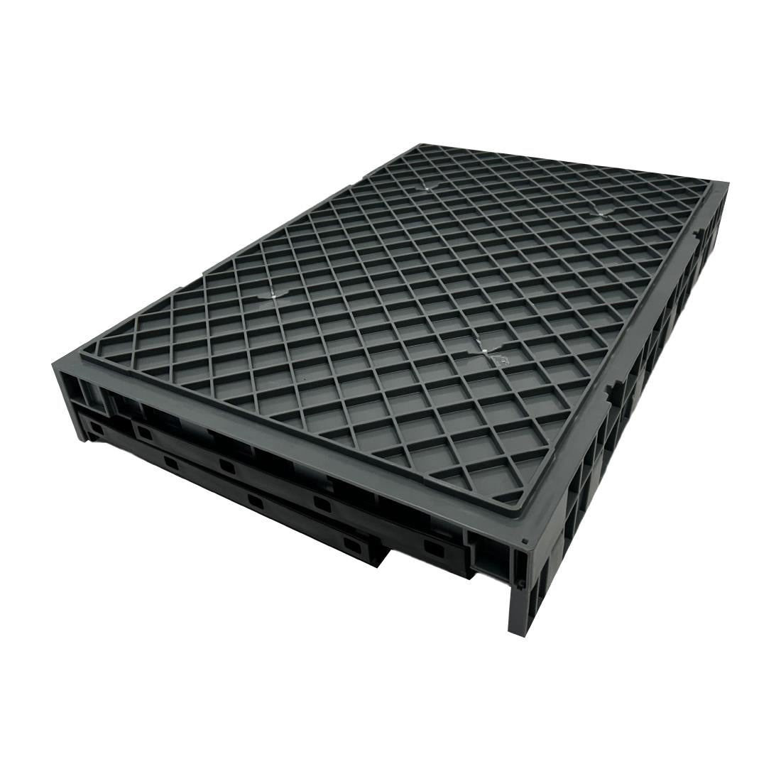 Vogue Plastic Folding Transport Storage Crate 594x396x353mm - DX997