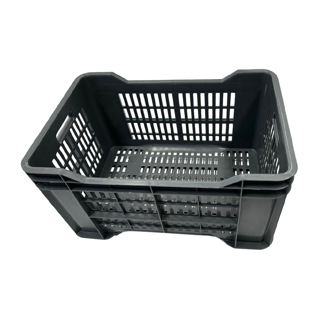 Vogue Perforated Plastic Storage Crate 542x360x290mm - DX998