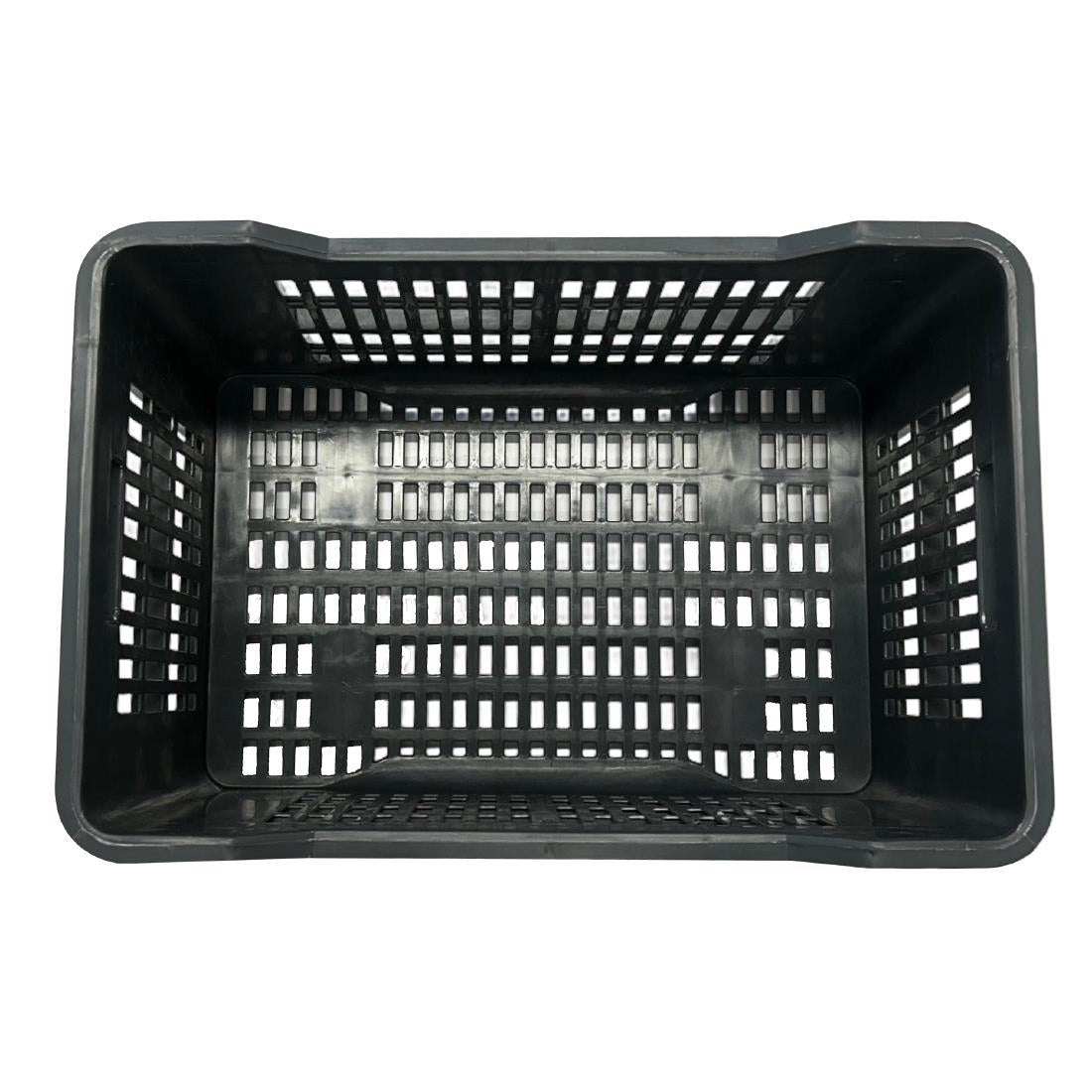Vogue Perforated Plastic Storage Crate 542x360x290mm - DX998