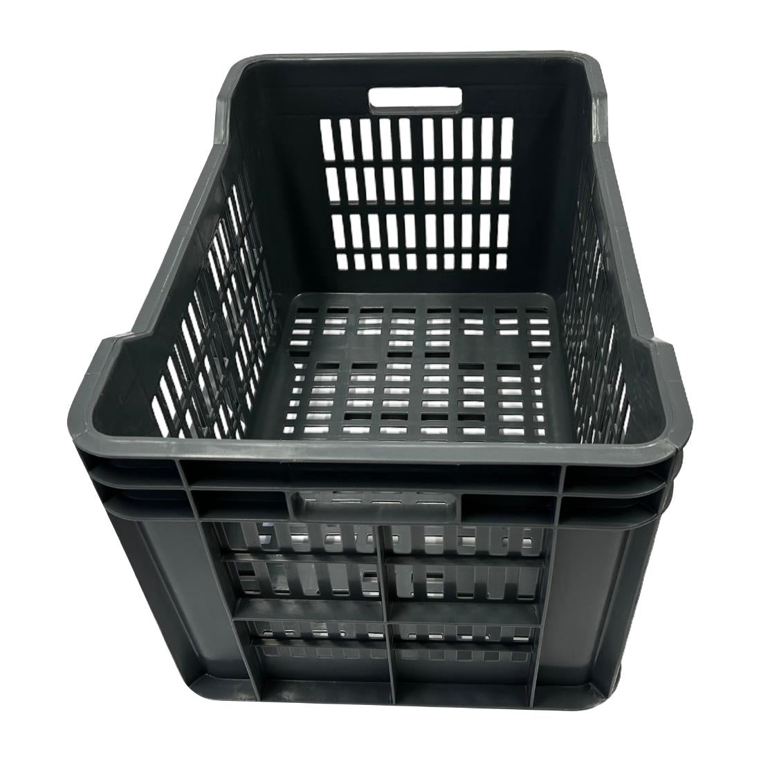Vogue Perforated Plastic Storage Crate 542x360x290mm - DX998