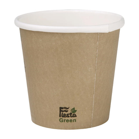 Fiesta Compostable Espresso Takeaway Cups Single Wall 114ml / 4oz (Pack of 50) - DY980