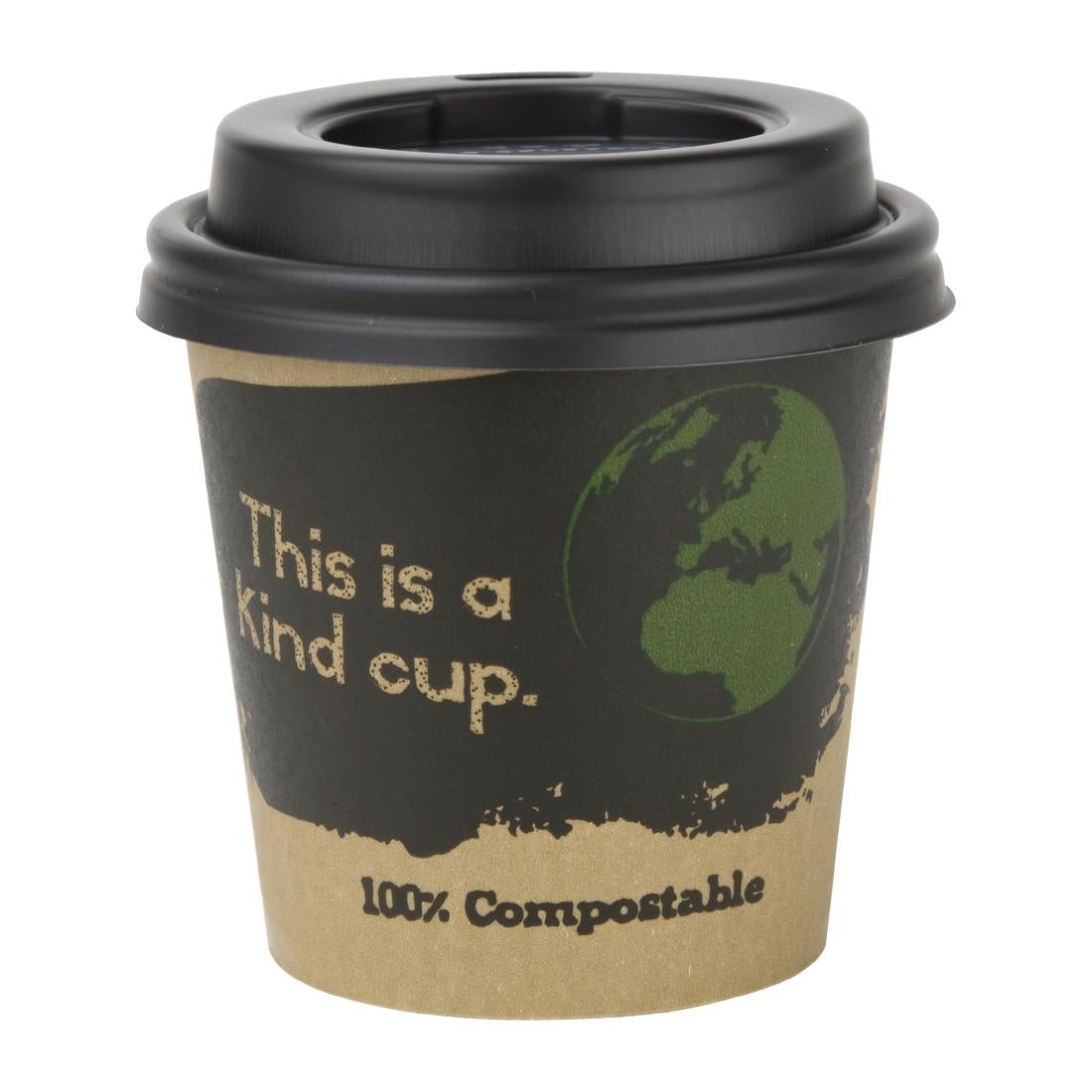 Fiesta Compostable Espresso Cup Lids 114ml / 4oz (Pack of 50) - DY982