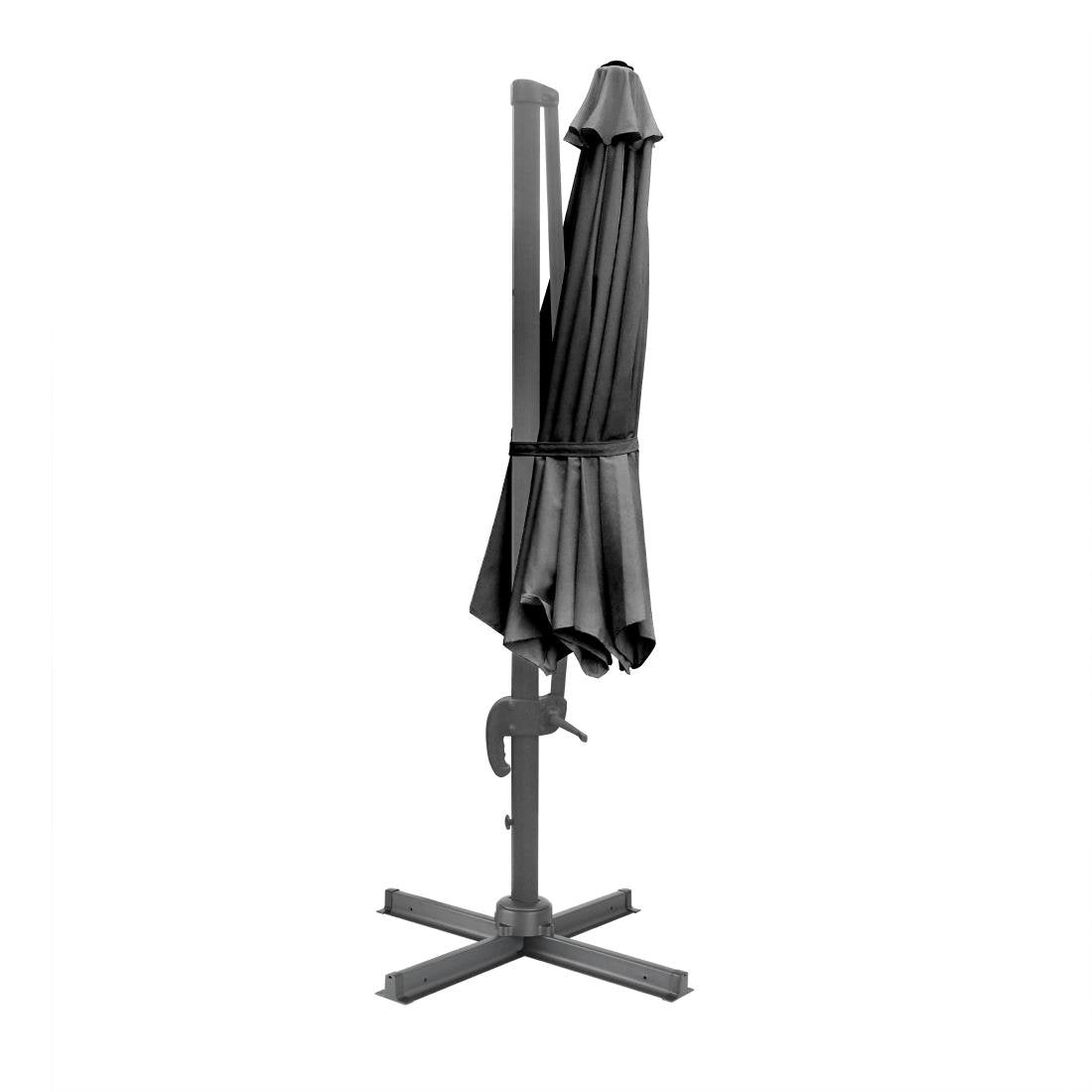 Bolero Venice Heavy Duty Umbrella Black 3.5m - DZ872