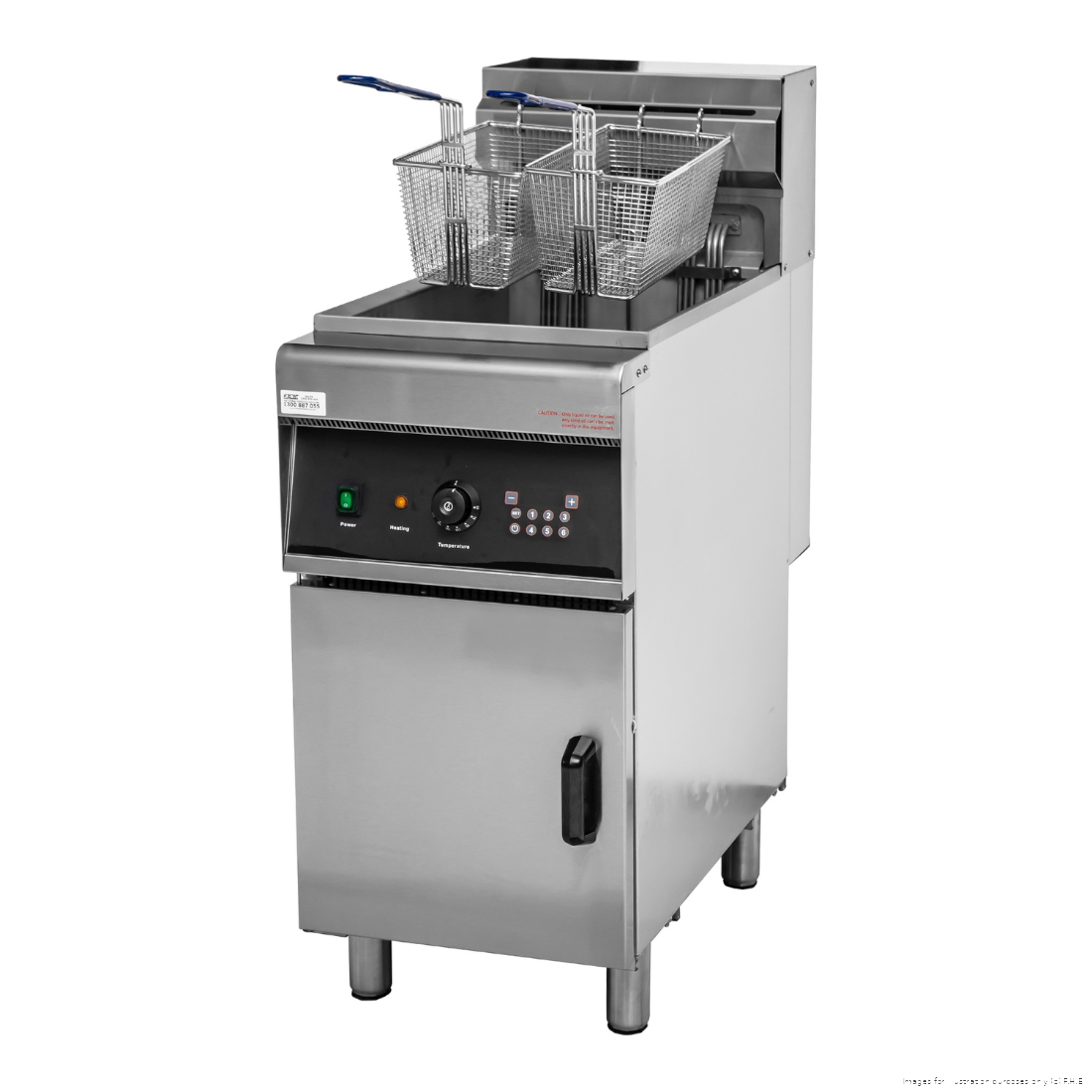 Brenner Electmax 28L Single Vat Electric Fryer with Cold Zone - EF-28-FH