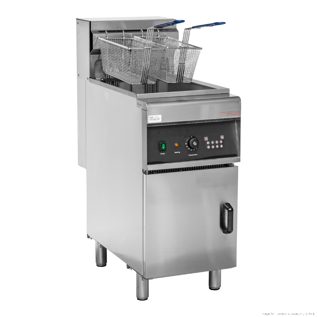 Brenner Electmax 28L Single Vat Electric Fryer with Cold Zone - EF-28-FH