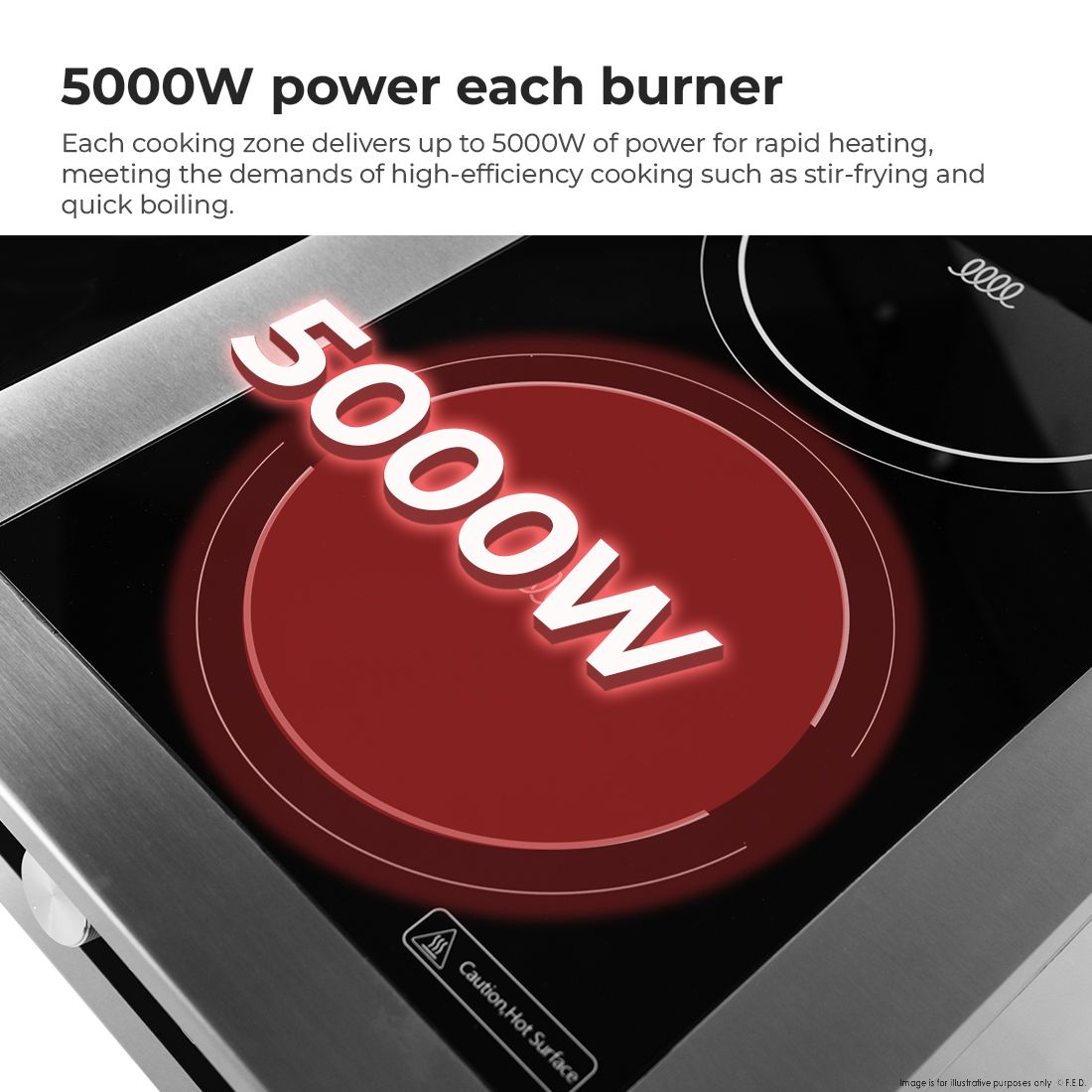 ElectMAX 900 Series Induction 4 Burner Cooker with Splashback EIC9-800P