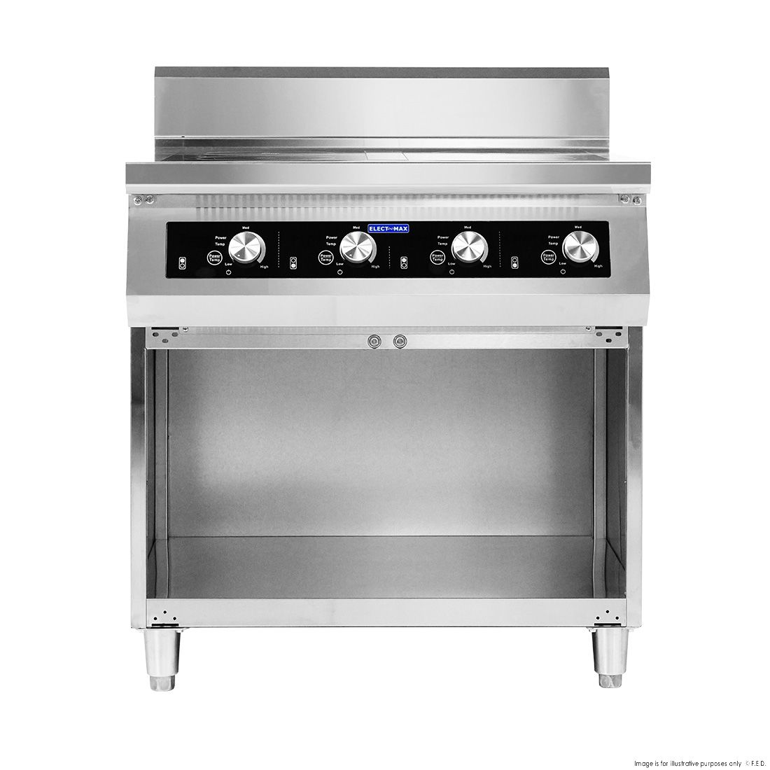ElectMAX 900 Series Induction 4 Burner Cooker with Splashback EIC9-800P