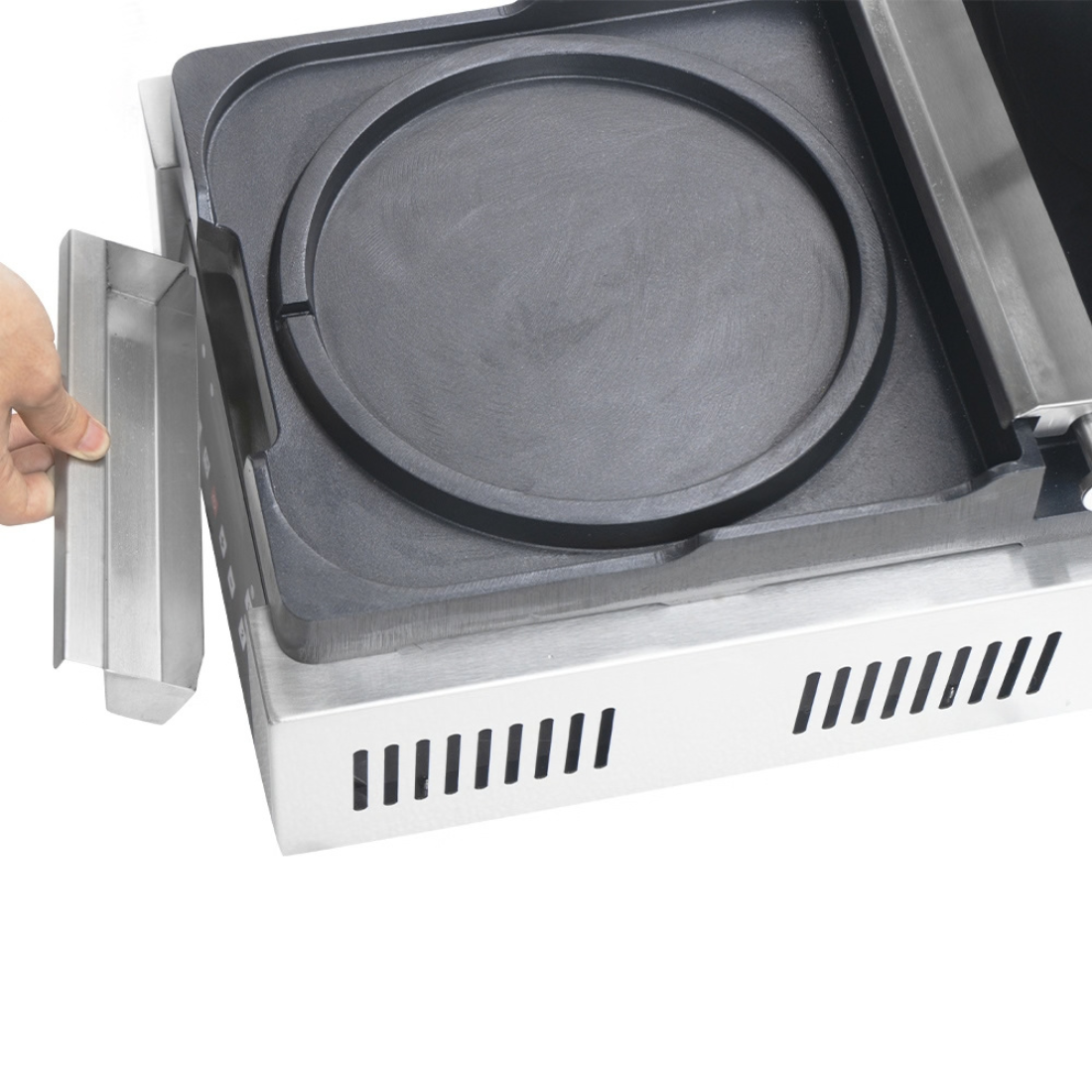 Benchstar Multi-Function Press Omelet Maker with Digital Controls - EOM-S