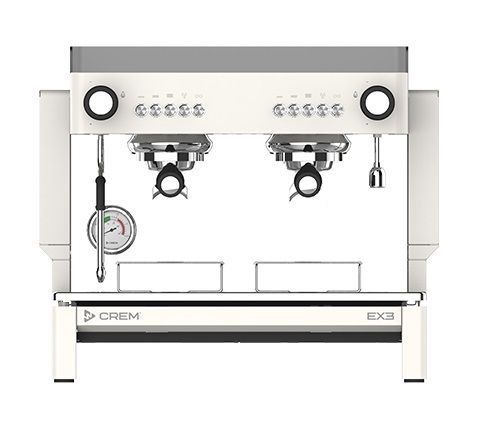 Expobar Crem EX3 Compact - 2 Group Commercial Espresso Machine - White