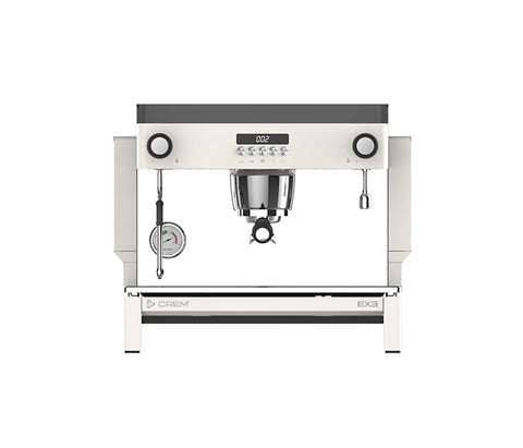 Expobar Crem EX3 High Cup - 1 Group Commercial Espresso Machine - White