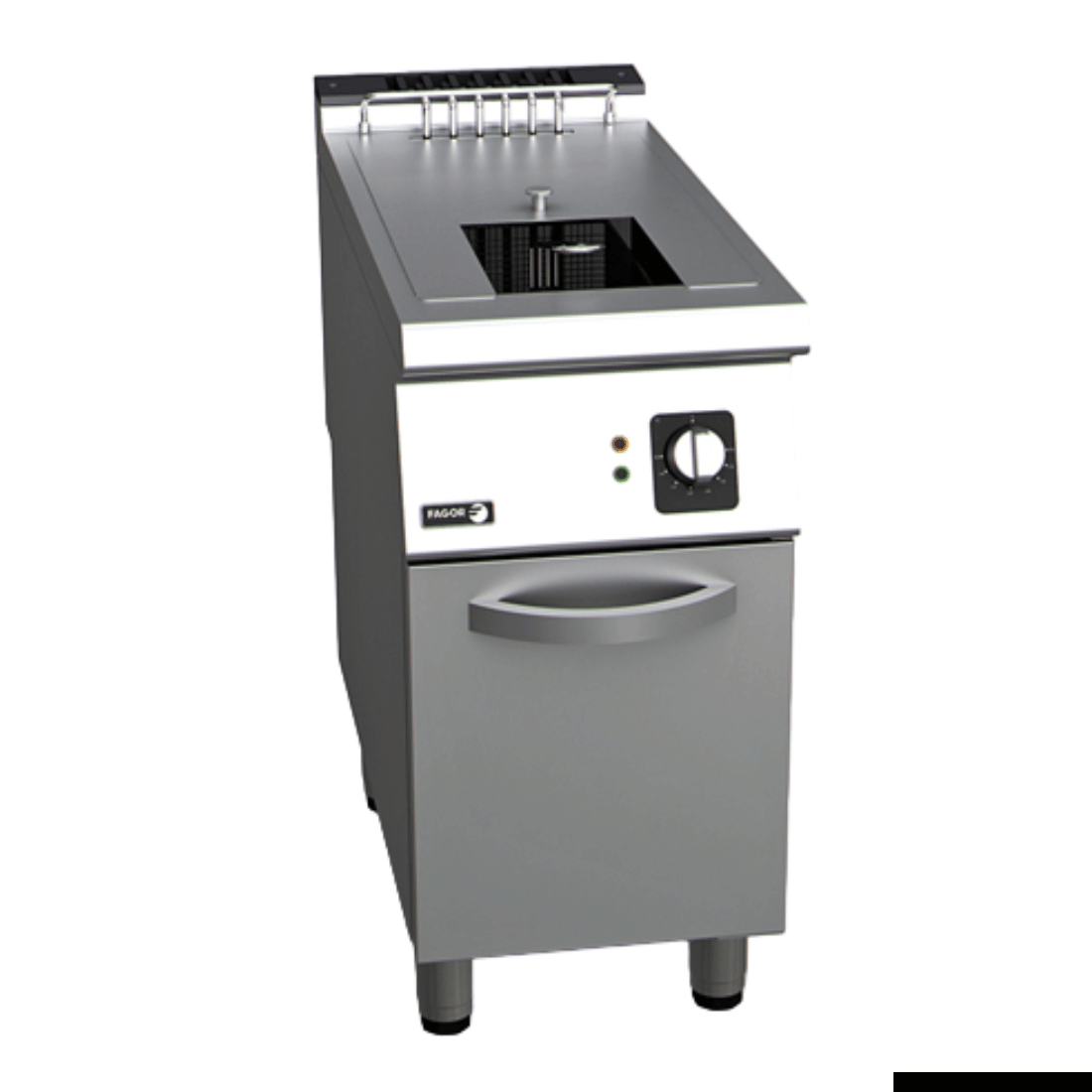 Fagor Kore 900 F-E9 Electric Fryer with 1x15L Tank and Basket - 1-2 Tanks & 1-4 Baskets