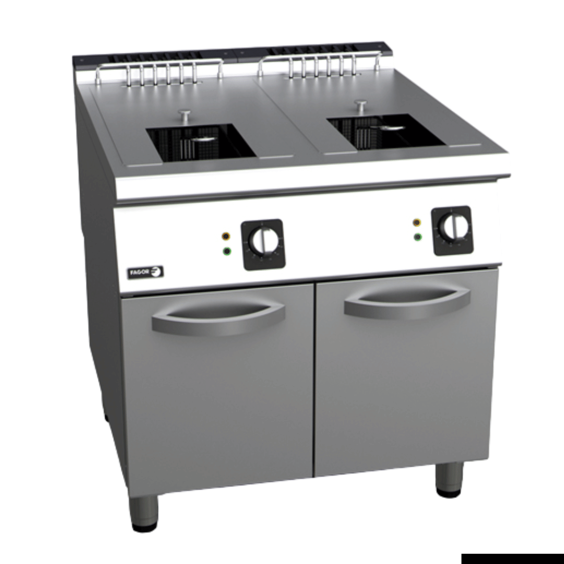 Fagor Kore 900 F-E9 Electric Fryer with 1x15L Tank and Basket - 1-2 Tanks & 1-4 Baskets