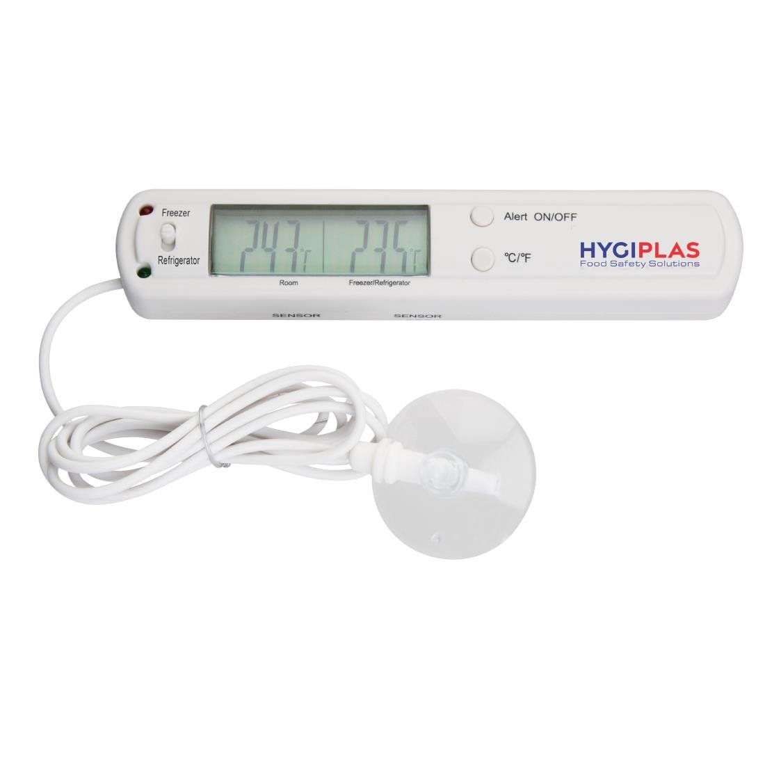 Hygiplas Digital Fridge Freezer Thermometer with Alarm - F314