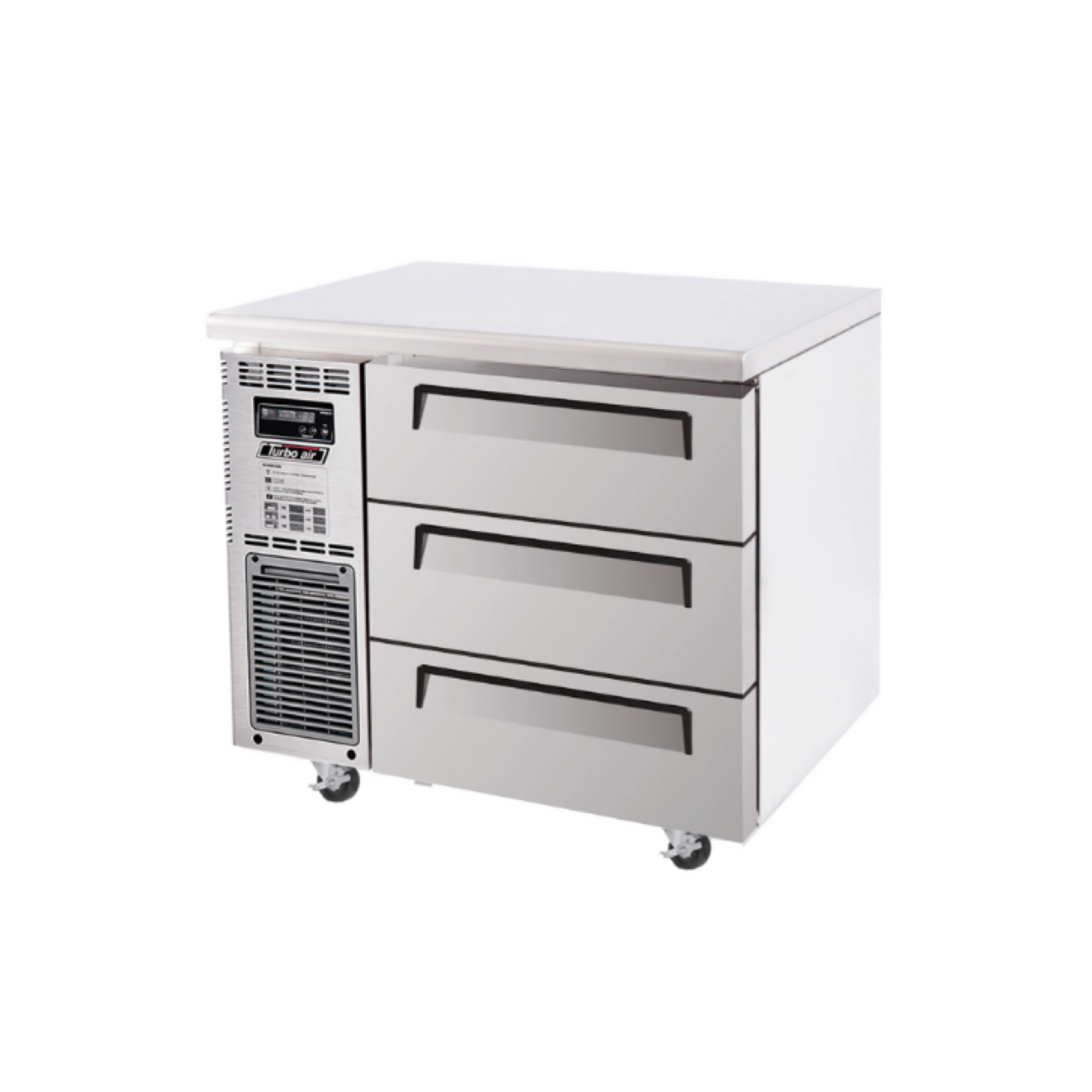 Turbo Air Undercounter 3 Drawer Freezer KUF9-3D-3-N
