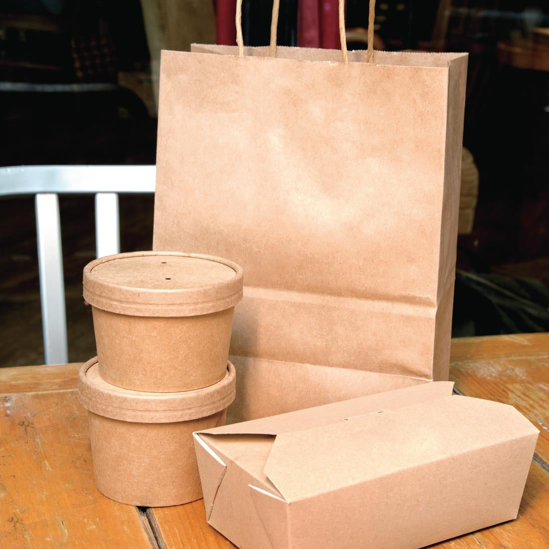 Fiesta Compostable Soup Containers 230ml (Pack of 500) - FB160