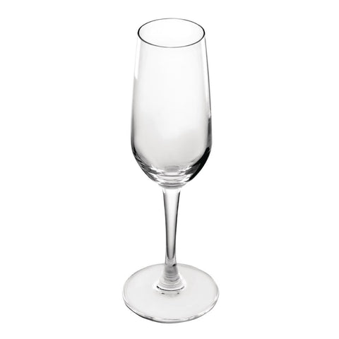 Olympia Mendoza Glass Flute - 185ml (6 Pack) - FB484