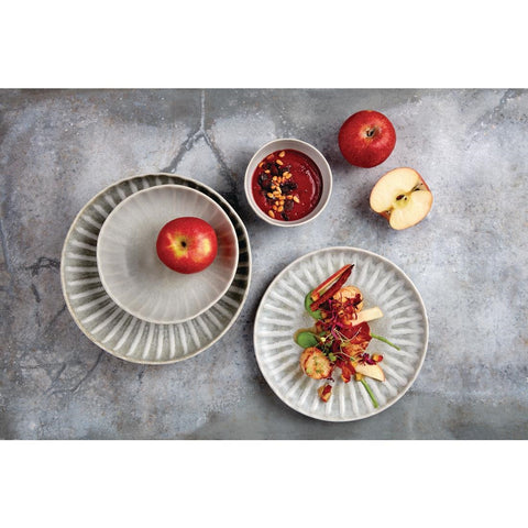 Olympia Corallite Plates Concrete Grey 280mm (6 Pack) - FB954